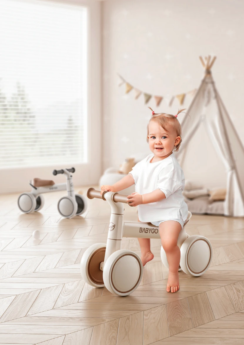 A2 lightweight aluminum four-wheel mini balance bike